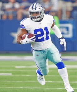 Ezekiel Elliott paint by number