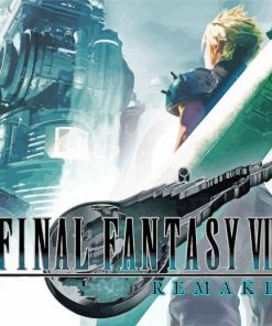 Final Fantasy 7 Poster paint by number