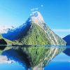 Fiordland Mountain paint by number