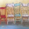 Four Old Chairs paint by number