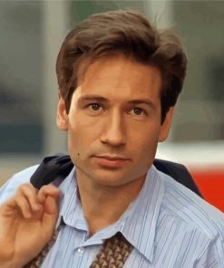 Fox Mulder paint by number