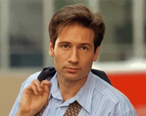 Fox Mulder paint by number