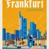 Frankfurt Germany Poster paint by number