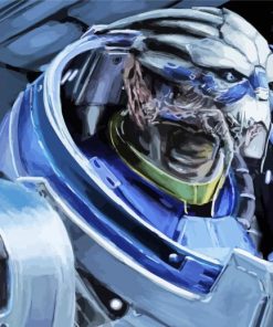 Garrus Vakarian Mass Effect Game paint by number