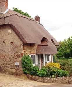 Godshill Cottage paint by number