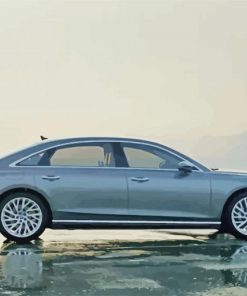 Grey Audi A8 paint by number