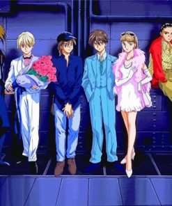 Gundam Wing Anime paint by number