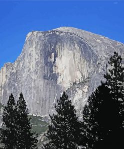 Half Dome National Park paint by number