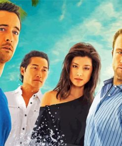 Hawaii Five O Actors paint by number