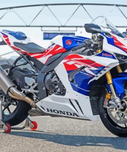 Honda Fireblade paint by number