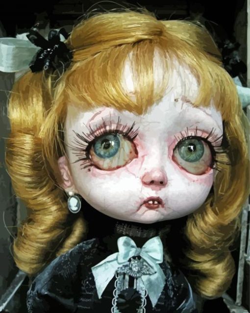 Horror Doll paint by number