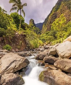 Iao Valley Landscape paint by number