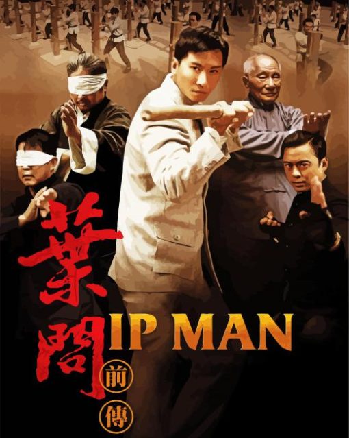 Ip Man Learn Master Achieve Poster paint by number