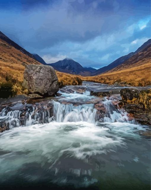 Isle Of Arran Landscape paint by number