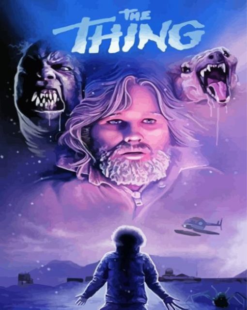 John Carpenter The Thing Cover Art paint by number