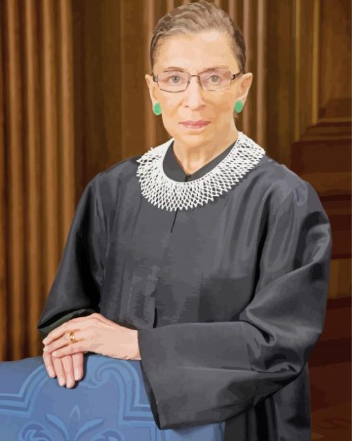 Judge Ginsburg paint by number