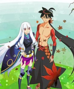 Katanagatari Anime paint by number