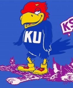 Kansas Jayhawks paint by number