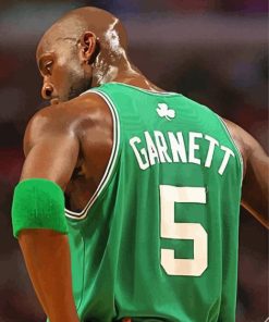 Kevin Garnett Boston Celtics Basketball paint by number