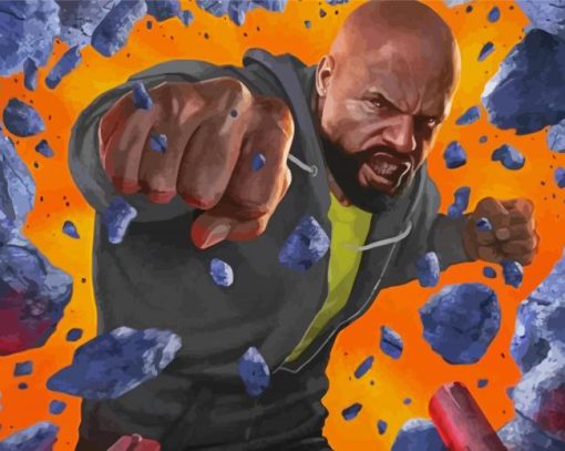 Luke Cage Serie paint by number