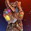 Marvel Infinity Gauntlet paint by number