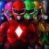 Mighty Morphin Power Ranger Characters paint by number