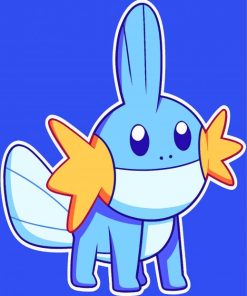 Mudkip paint by number