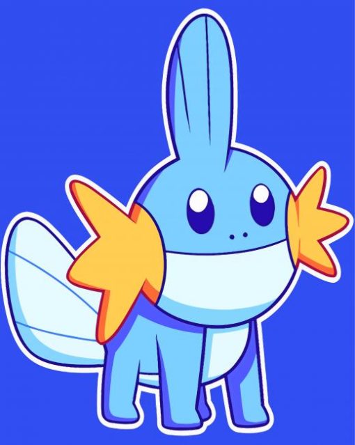 Mudkip paint by number