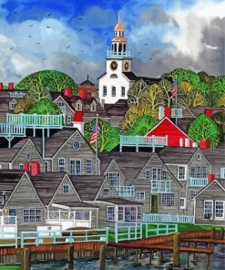 Nantucket Island paint by number