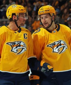 Nashville Predators Hockey Players paint by number