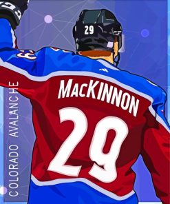 Nathan MacKinnon Art paint by number