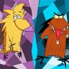 Norbert And Daggett Angry Beavers paint by number