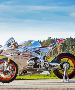 Norton Motorcycle Art paint by number