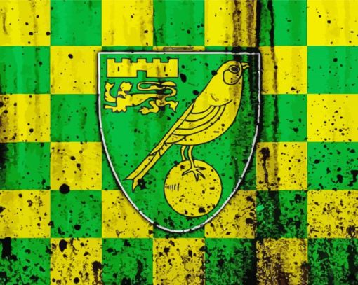 Norwich City Football Club Logo paint by number