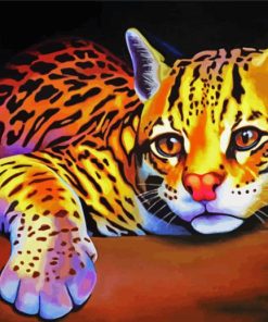 Ocelot paint by number