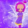 Ojamajo Doremi Loulou Character paint by number