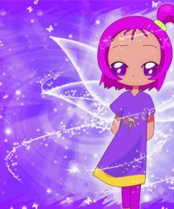 Ojamajo Doremi Loulou Character paint by number