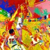 Olympic Basketball Art paint by number