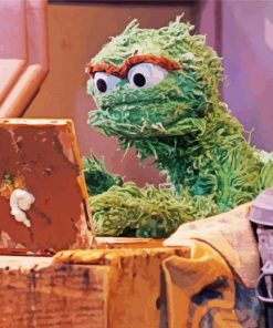 Oscar The Grouch paint by number