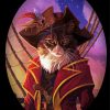 Pirate Cat paint by number