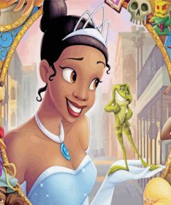 Princess And Frog paint by number