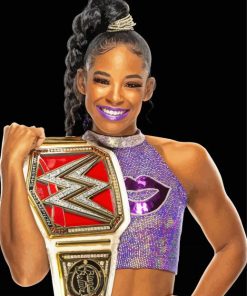 Professional Wrestler Bianca Belair paint by number