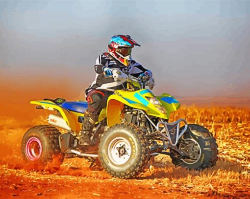 Quad Bike paint by number