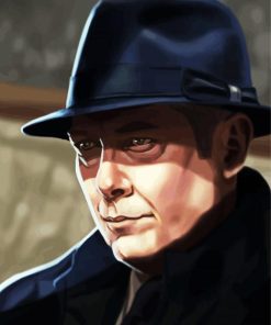 Raymond Reddington Art paint by number