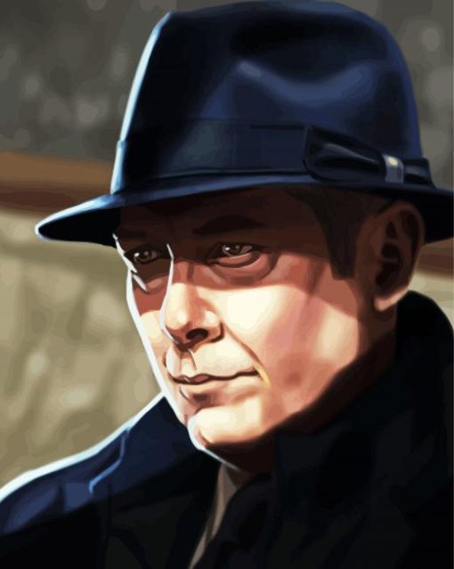 Raymond Reddington Art paint by number