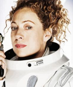 River Song Doctor Who paint by number