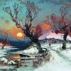 Russian Landscape Art paint by number