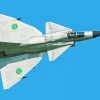 Saab 37 Viggen paint by number