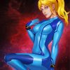 Samus Aran Fictional Character paint by number