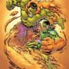 Sandman And Hulk paint by number